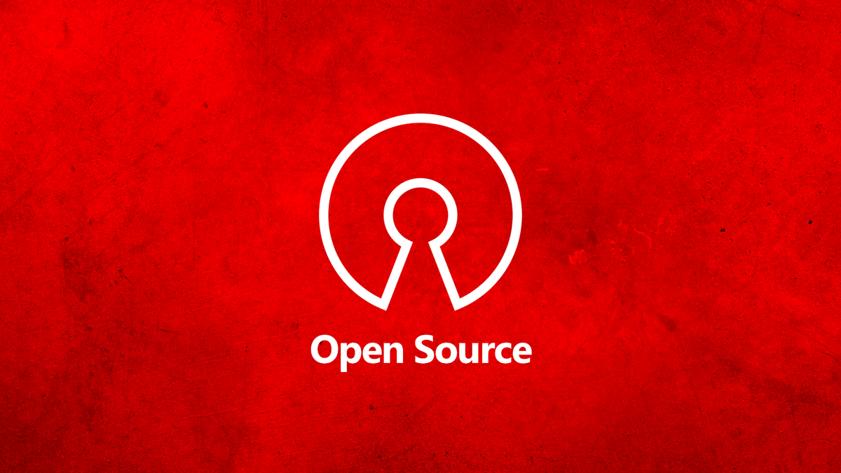 Symbolbild für das Open-Source-Geschäftsmodell. Das Bild zeigt das bekannte Open-Source-Logo – einen stilisierten, geöffneten