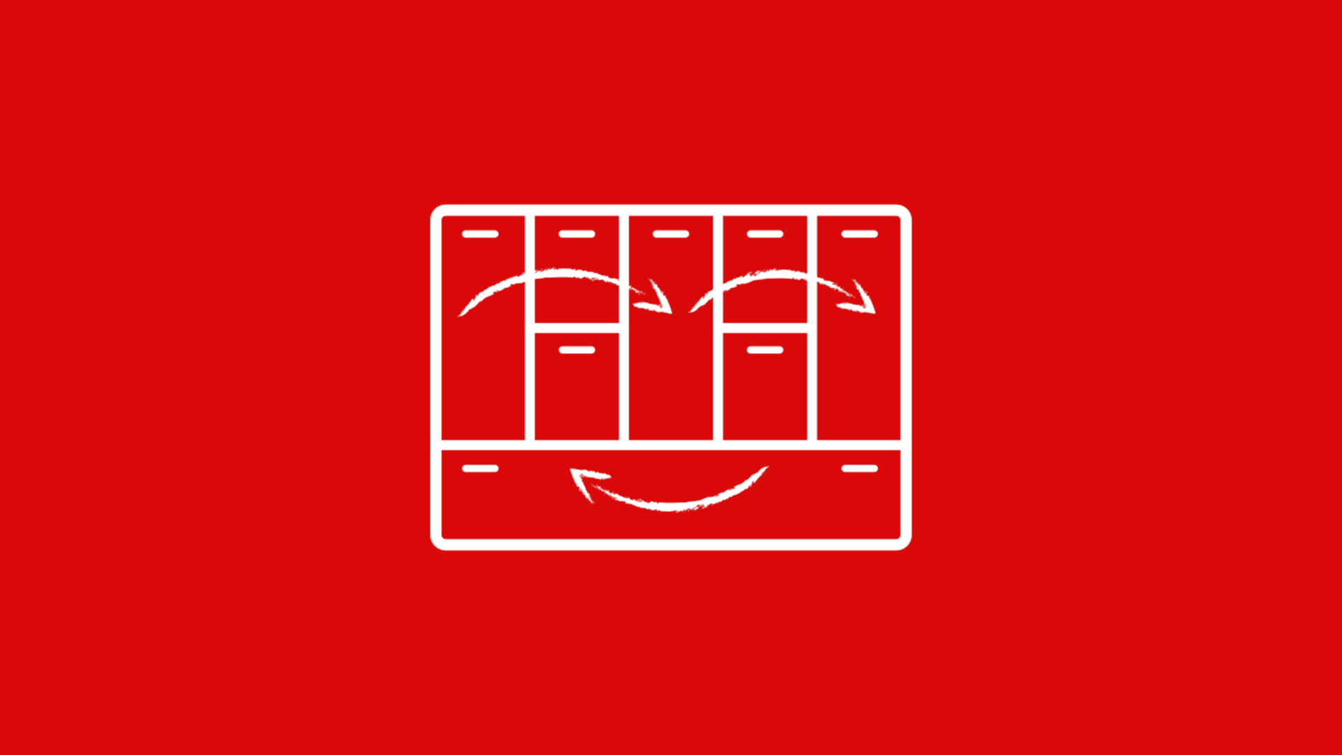 Schematische Darstellung des Business Model Canvas auf rotem Hintergrund.